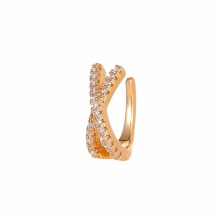 Cross Metal Zircon Ear Cuff Ear Clip for Women No Pierced C Shape Geometric Small Earcuff Ear Wrap Earcuff Clips Jewelry