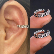Punk Metal Ear Cuff Ear Clip for Women No Pierced C Shape Star Geometric Small Earcuff Ear Wrap Earcuff Clips Jewelry