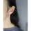 F.I.N.S 1PC Texture S925 Sterling Silver Ear Clip without Ear Hole Irregular Lines Enamel Stackable Catilage Earcuff 5