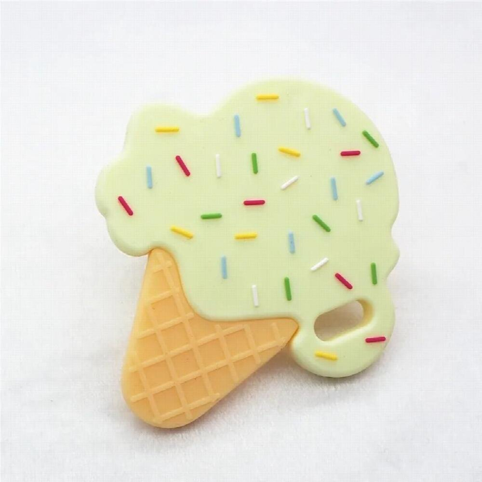 Chengkai 5Pcs Bpa Silicone Ice Cream Teether Diy Newborn Baby Pacifier Dummy Pendant Nursing Sensory Cartoon Toy Gift Multicoloured