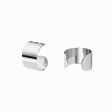 Silver Clip Earrings for Women Men C Ear Cuff Non-piercing Ear Clip Ear Wrap Small Earcuff Clips Jewelry