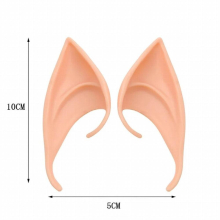 Halloween Elf Ears Latex Elf Ears Halloween Decoration False Ear Party Props Creative Gift Halloween Costume Accessories 1 Pair