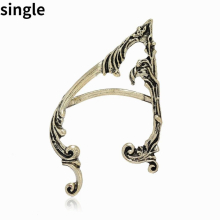 Punk Fairy Ear Cuff Earring Dark Elf Ear Clip No Piercing Earrings For Women Silver Goth Halloween Earcuff Jewelry Party