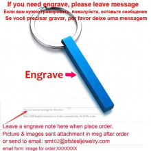 Any Name Vertical Bar Keychain 4 Sided Engraved Key Chain For Boyfriend Husband Personalize Gift