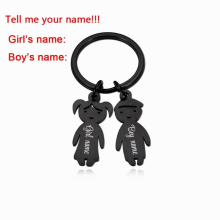 Keychain Personalized Baby Shape Jewelry Keychain on The Phone Car Keys Bags Gift for Men Women Dady Love Key Ring