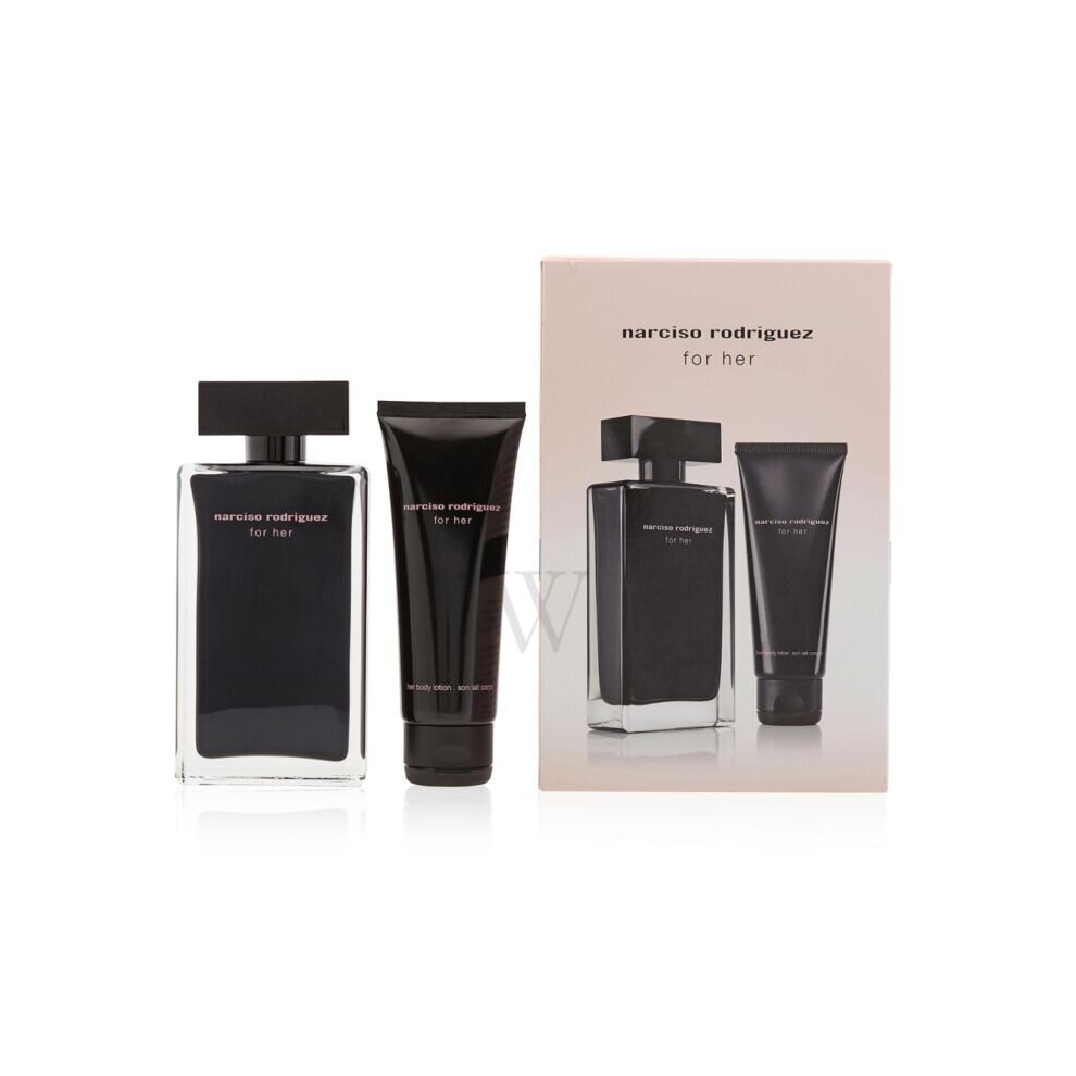 Narciso Rodriguez for Women 2 Pc Gift Set 3.3oz EDT Spray, Body Lotion