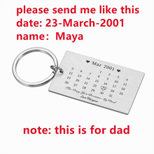 Dad Father Keychain from Daughter Fathers Birthday Gift for Daddy Thanksgiving Calendar Keychains Present to Papa