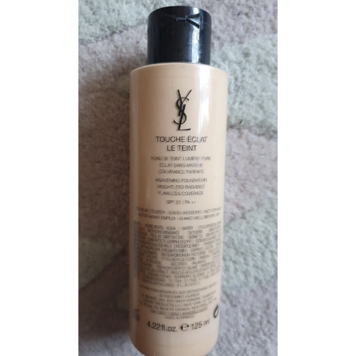 Yves Saint Laurent YSL LE TIENT TOUCHE ECLAT ILLUMINATING FOUNDATION 125ML (TESTER)