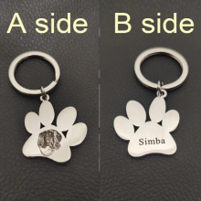 Personalized Family Gift Keyring Keychain Engraving Photos Name Date Of Birth Key Chain For Newborns Baby
