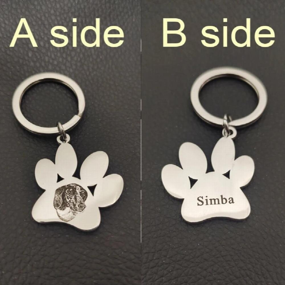 Personalized Family Gift Keyring Keychain Engraving Photos Name Date Of Birth Key Chain For Newborns Baby