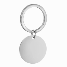 geometry key chain engraving stainless steel jewelry key chain key ring couple for men and women