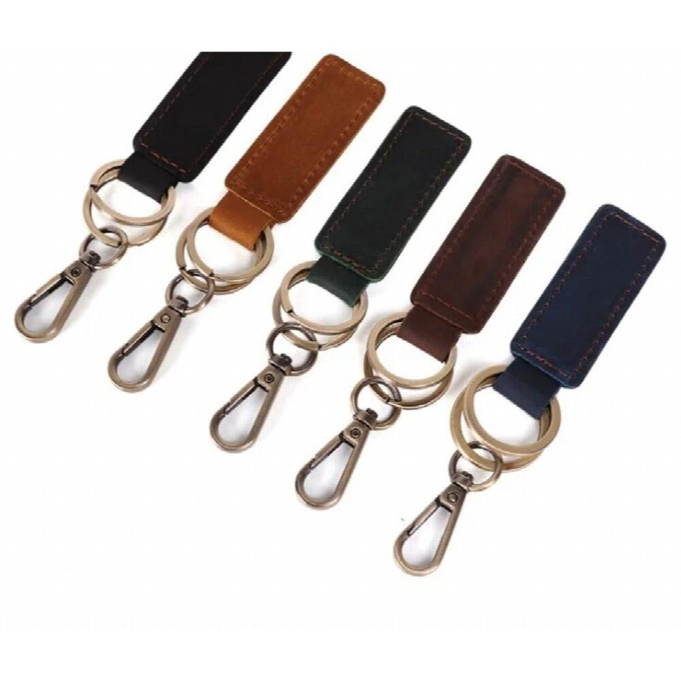 Lvk3 Metal Car Key Ring Anti-Lost Number Plate Braided Rope Pendant Keychain Holder Punk Accessories 885668583757