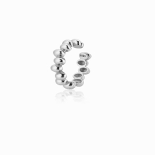 925 Sterling Silver Beads Charms Ear Cuff Earring Earcuff None Piercing Clips Cuffs Women Party Rock Fine Jewelry