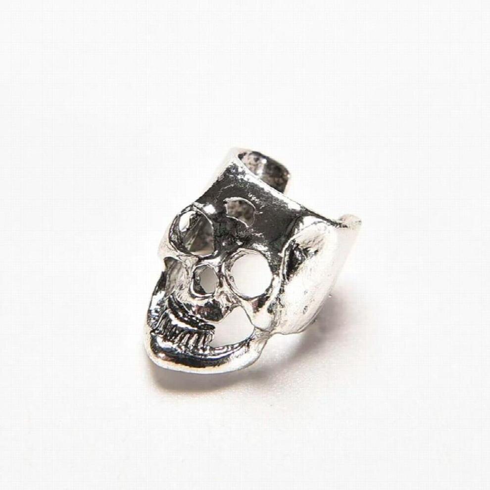 Gothic Punk Vintage Skull Ear Cuff Wrap Clip on Earring No Piercing 2colors-image-OPC-PCV6HM9-NEW