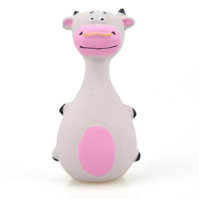 (White cow) Latex Chew Toys for Aggressive Animal Squeaky Toy