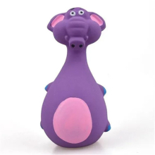 (Purple elephant) Latex Chew Toys for Aggressive Animal Squeaky Toy