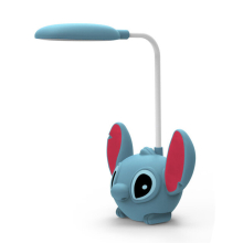(Stitch) Lilo & Stitch Led Desk Lamp With Pencil Sharpener Foldable Light Cute Desk Lamp Usb Recharge Light Gift From Classmates