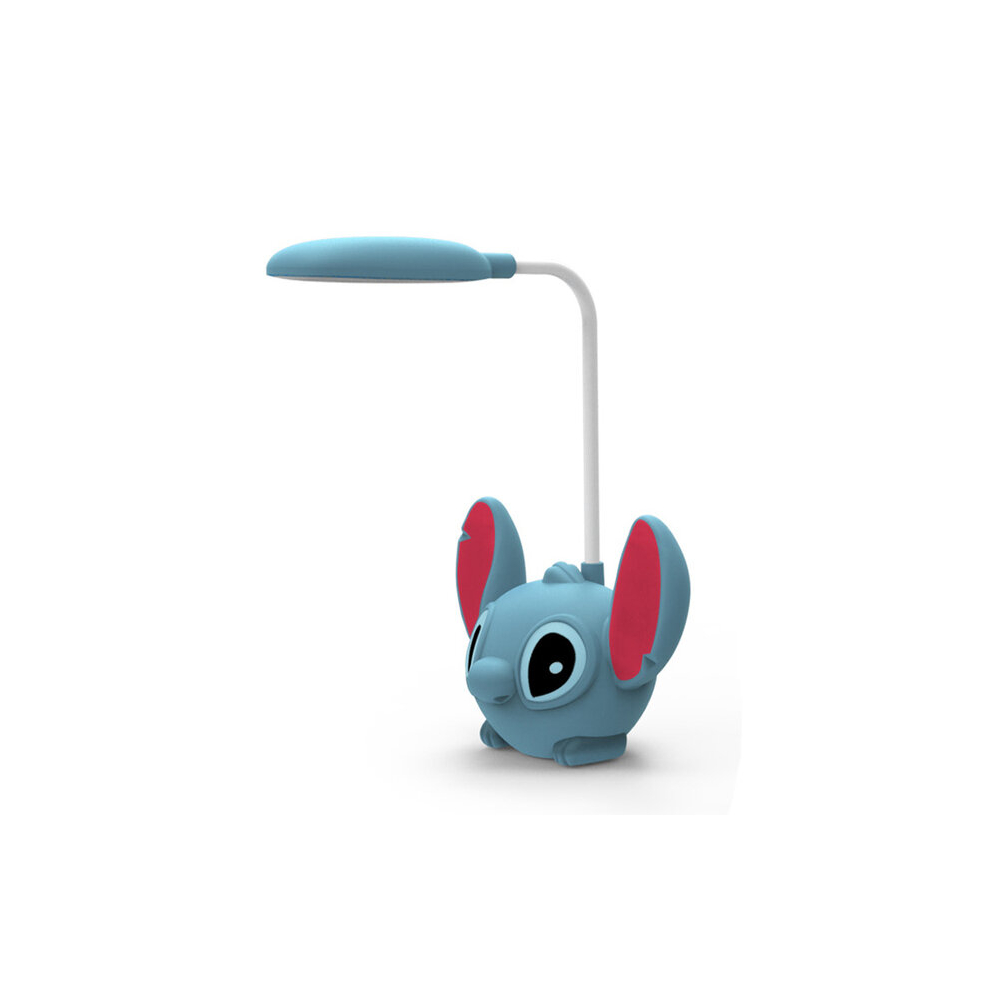 (Stitch) Lilo & Stitch Led Desk Lamp With Pencil Sharpener Foldable Light Cute Desk Lamp Usb Recharge Light Gift From Classmates