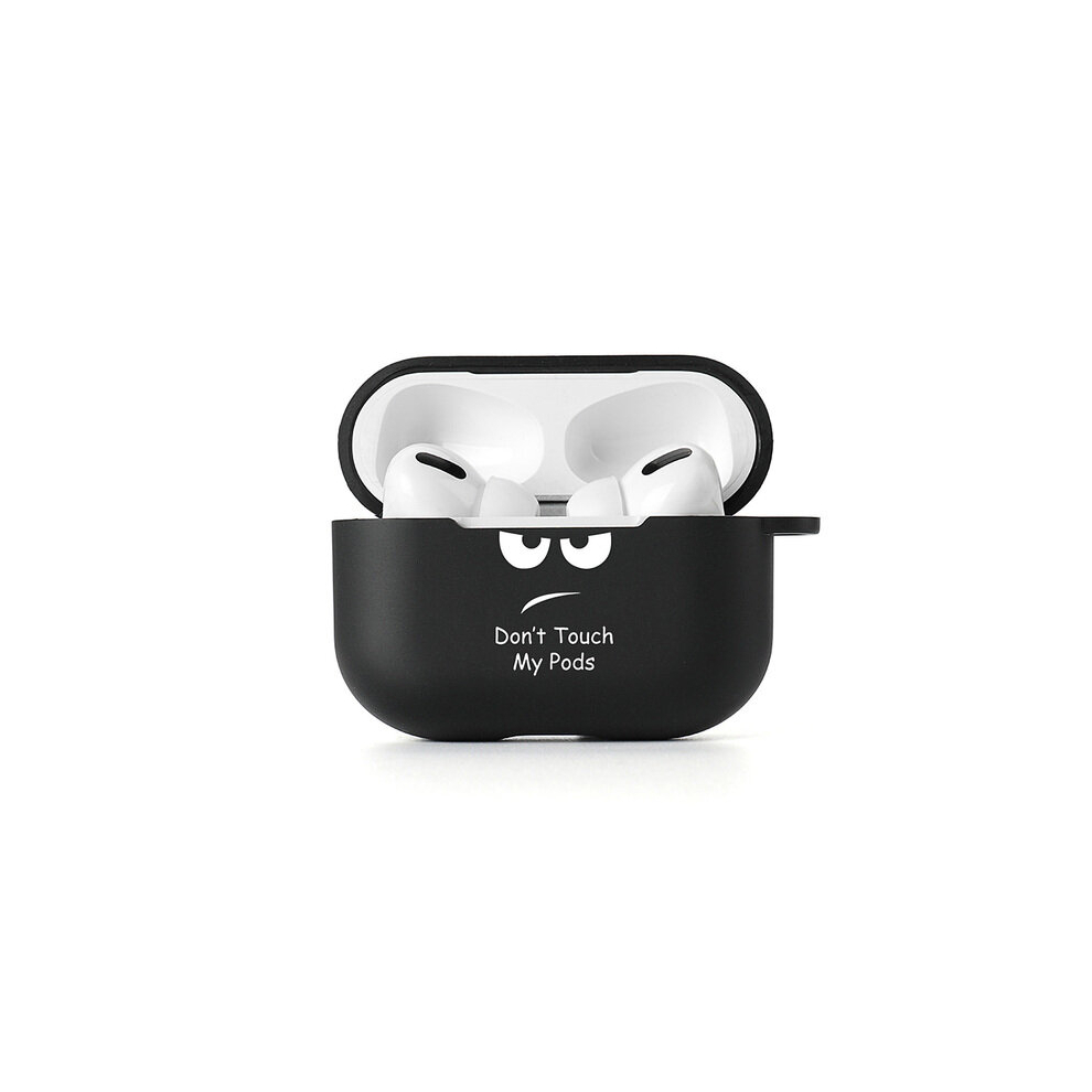 (3060, For Airpods Pro 2) Compatible Apple Airpods2/3/pro Black Minimalist Slogan Headphone Cases