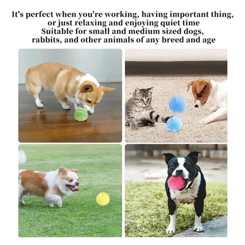 Automatic RollingBall Attract Attention Pet Interactive Toy 2