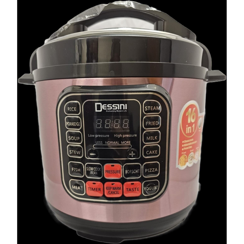 Dessini 16-in-1 Electric Digital Pressure Cooker 6L Multi Function