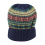 (Red Scandi) Woolly Hat Beanie Unisex Winterware Fleece Lined 1