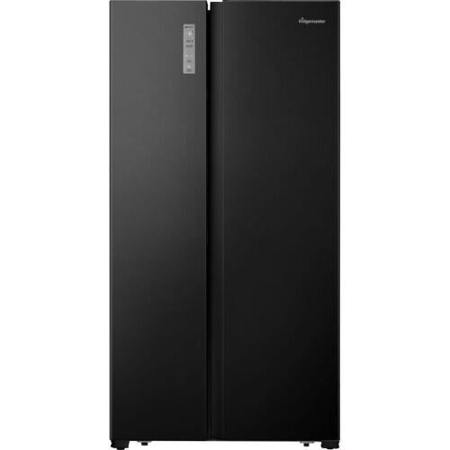 Fridge Master Fridgemaster American Fridge Freezer - Black - E Rated