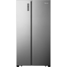 Fridgemaster American Fridge Freezer - Silver - E Rated
