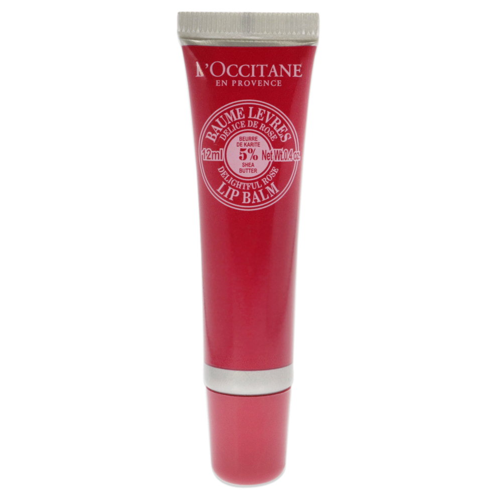 Loccitane Shea Butter Delightful Rose Lip Balm For Unisex 0.4 oz Lip Balm