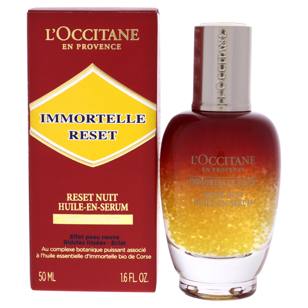 LOccitane Immortelle Reset Overnight Oil-In Serum For Women 1.7 oz Serum