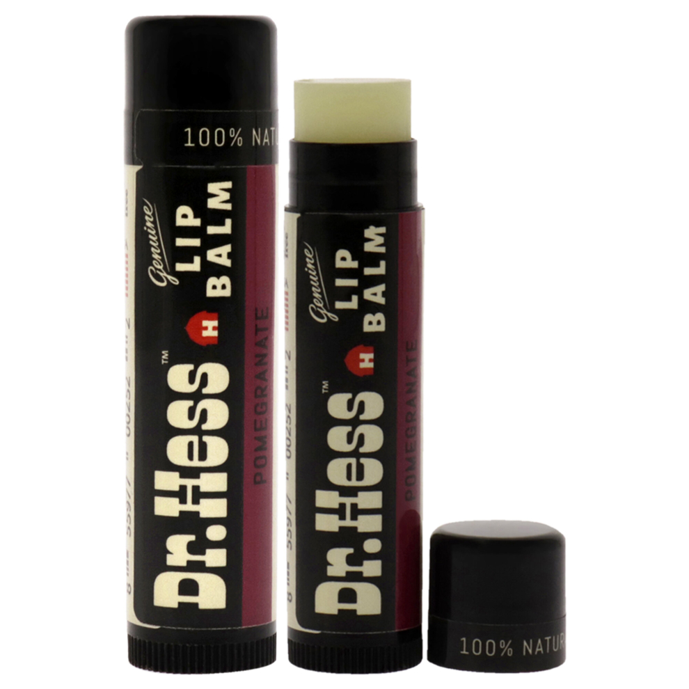 Dr. Hess Genuine Lip Balm - Pomegranate For Unisex 0.15 Oz Lip Balm