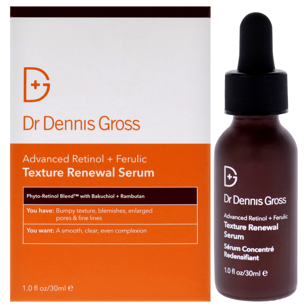 Dr. Dennis Gross Advanced Retinol Plus Ferulic Texture Renewal Serum For Unisex 1 oz Serum