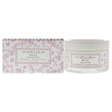 Lollia slapper af kropsmør 5,5 oz. - Lavendel & honning duft - Sheasmør og kakaosmørkropslotion til kvinder Fugtering og glat krop fugtighedscrem
