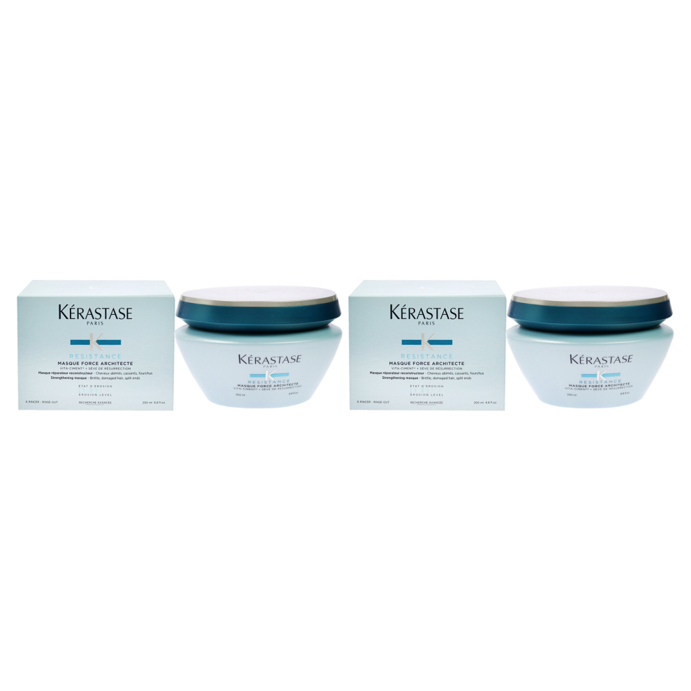 Kerastase Resistance Masque Force Architecte Recontructing Masque - Pack of 2 For Unisex 6.8 oz Masque