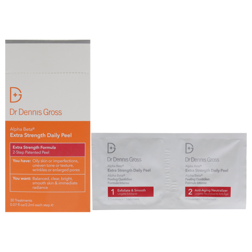 Dr. Dennis Gross Alpha Beta Peel Extra Strength Formula For Unisex 30 Pc Pads