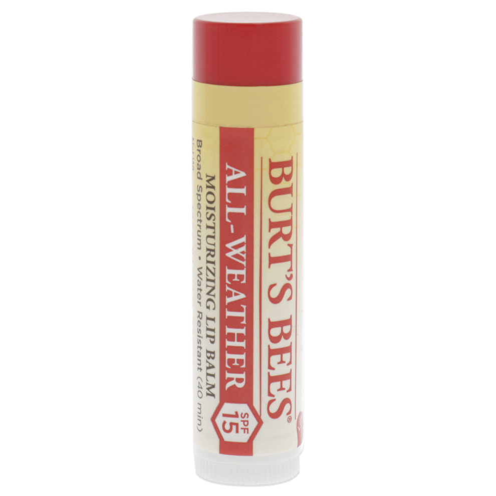 Burts Bees All-Weather Moisturizing Lip Balm SPF 15 For Women 0.15 oz Lip Balm