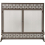 Filigree Design Panel Screen with Doors, Black 1