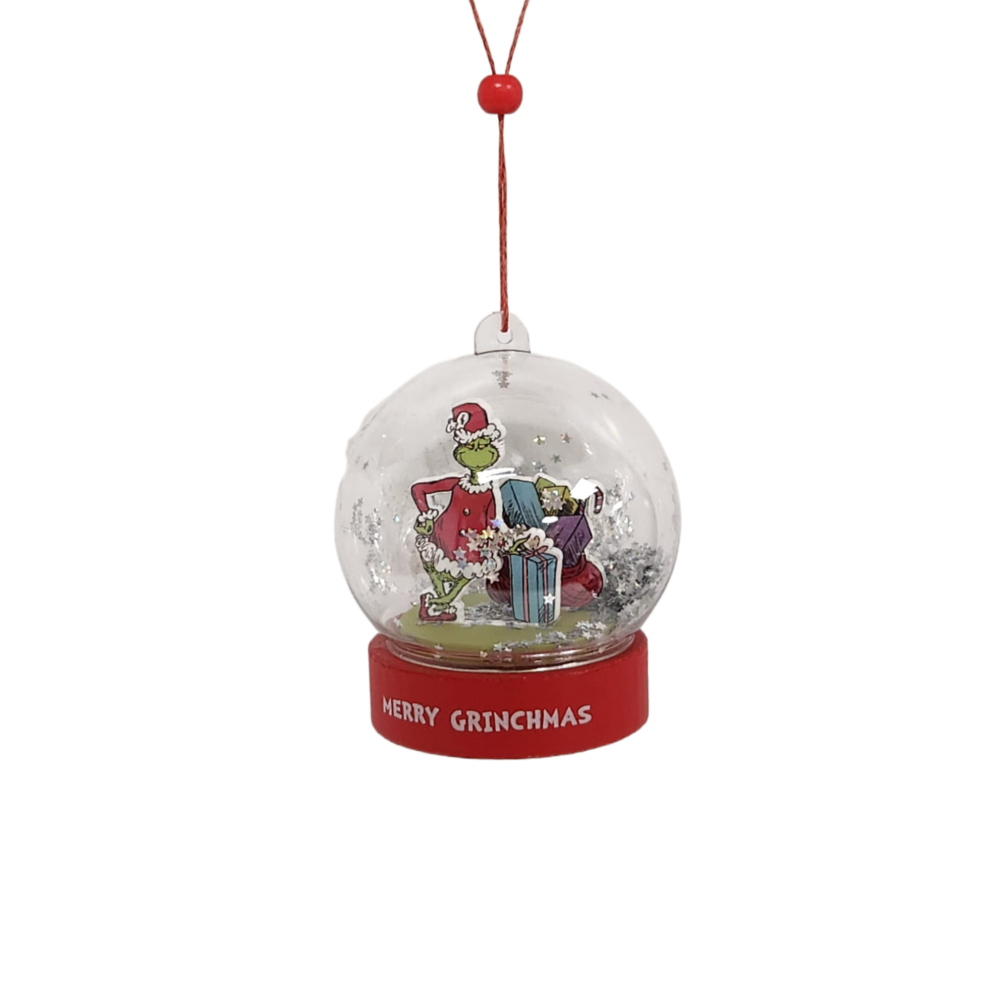 Grinch Hanging Bauble With Light Christmas Home Decor Ornaments Xmas