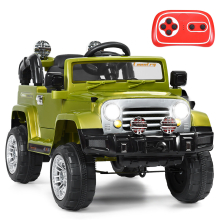 12V Kids Ride on Car Vehicle with Remote Light & Control Seat Belt
