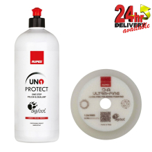 Rupes BigFoot Uno Protect Compound Polish 1L with 100mm UltraFine Foam DA100S