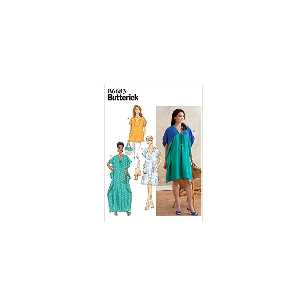 Butterick Pattern B6683 Misses' Tunic And Caftan