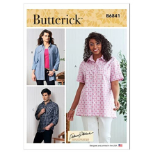 Butterick B6841XN Unisex TOP/Vest XN (XL-XXL-XXXL)