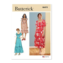 Butterick B6872F5 Misses Dress F5 (16-18-20-22-24)