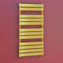 (500 x 1200 mm (h), No Valves) Gold Panel Towel Rail Radiator