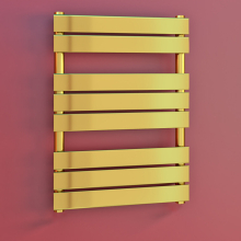 (500 x 800 mm (h), No Valves) Gold Panel Towel Rail Radiator