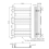 (500 x 800 mm (h), Angled Valves) Gold Panel Towel Rail Radiator 2