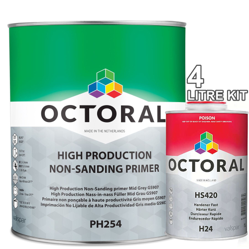 Octoral PH254 Grey Primer High Production WOW None Sanding 3 Litre