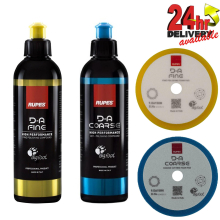 Rupes BigFoot DA Fine and Coarse Compound Polish Gel 250ml With 2x 9.DA150M/H