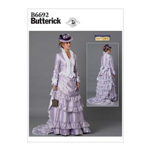 Butterick Sewing Pattern, Paper, White, Various, B6692E5