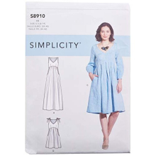Simplicity Sewing Pattern S8910 Misses' Dress, H5 (6-8-10-12-14)